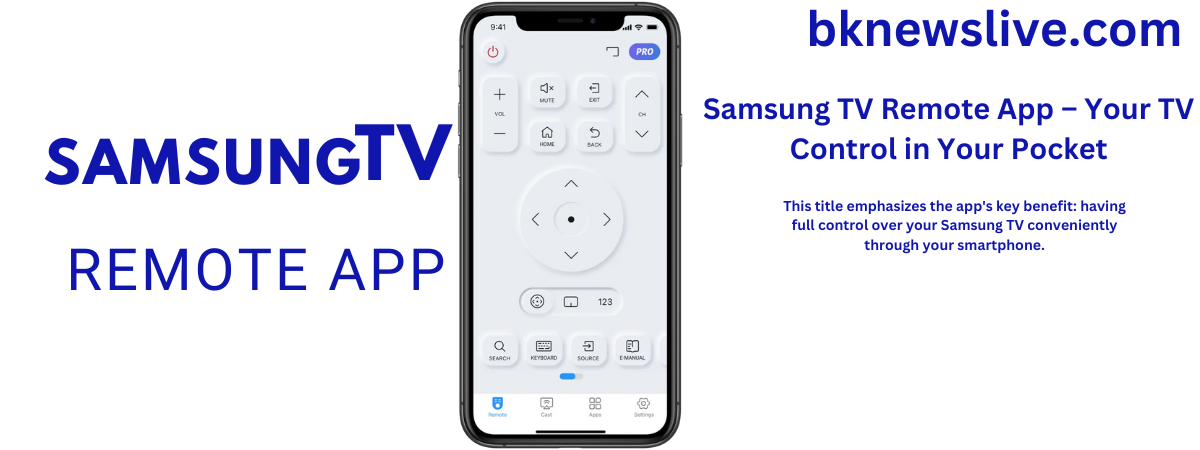 Samsung TV Remote App